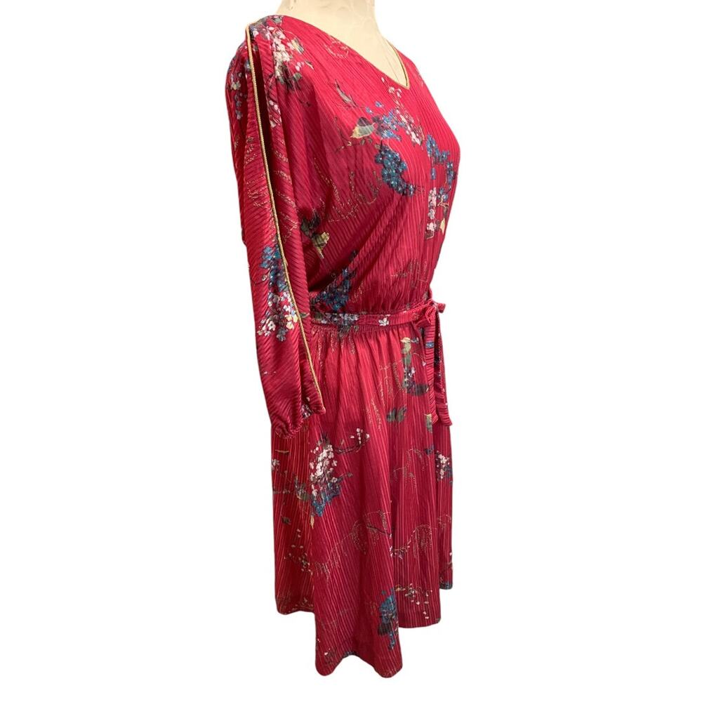 Medium Vintage 1970s Pullover Polyester Elastic W… - image 7